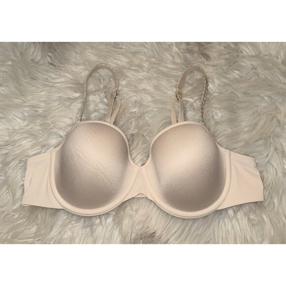 Third Love Microfiber Classic T-Shirt Bra Lined Underwire Womens 36B Ivory - Picture 2 of 6